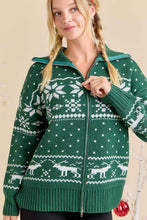 Load image into Gallery viewer, Xmas Zip-Up Jacket