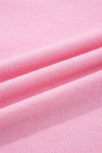 Load image into Gallery viewer, Colorblock Stripe Collared V-Neck Polo Sweater: Pink / M
