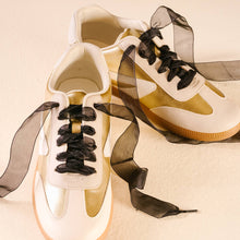 Load image into Gallery viewer, Step It Up Shoelaces-Sheer Black