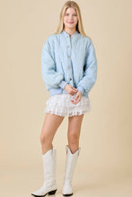 Load image into Gallery viewer, Pearl Quilted Jacket