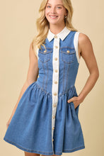 Load image into Gallery viewer, Denim Mini Dress