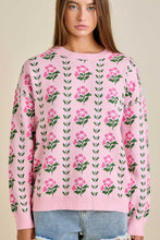 Load image into Gallery viewer, Floral Sweater Knit