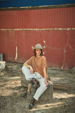 Load image into Gallery viewer, Studded High Low Oversized Tee