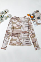 Load image into Gallery viewer, Western Camo Mesh Long Sleeve Top