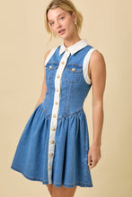 Load image into Gallery viewer, Denim Mini Dress