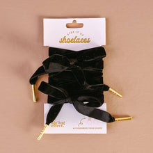 Load image into Gallery viewer, Shoelaces-Velvet Black