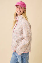 Load image into Gallery viewer, Floral Button Quilted Jacket