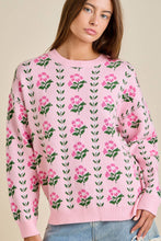 Load image into Gallery viewer, Floral Sweater Knit