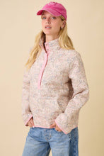 Load image into Gallery viewer, Floral Button Quilted Jacket