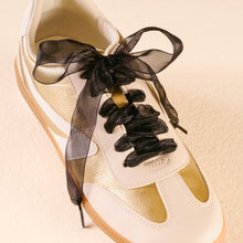 Load image into Gallery viewer, Step It Up Shoelaces-Sheer Black
