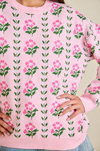 Load image into Gallery viewer, Floral Sweater Knit