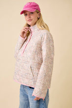 Load image into Gallery viewer, Floral Button Quilted Jacket