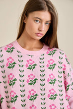 Load image into Gallery viewer, Floral Sweater Knit
