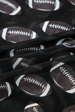 Load image into Gallery viewer, Game Day Football Mesh Sheer Long Sleeve Top: Black / S