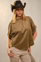 Load image into Gallery viewer, Studded High Low Oversized Tee