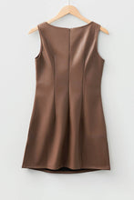 Load image into Gallery viewer, Vegan Leather Sleeveless Mini Dress