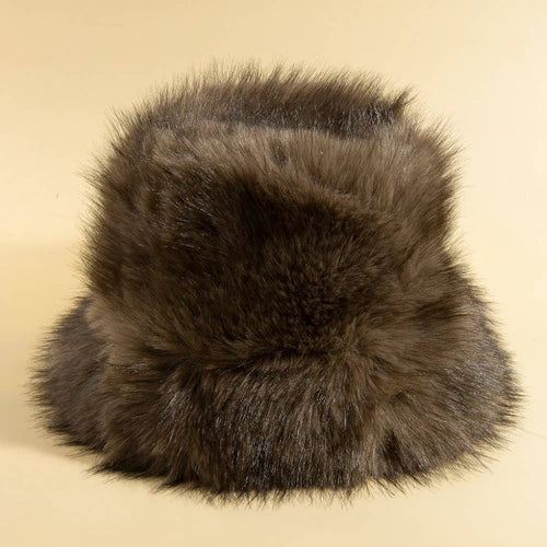 Soft Fur Winter Bucket Hat