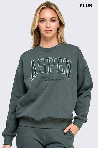 Plus Fleece Relaxed Fit Sweatshirt