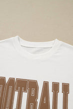 Load image into Gallery viewer, FOOTBALL Crewneck Sweatshirt: White / S