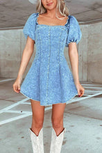 Load image into Gallery viewer, Denim mini dress