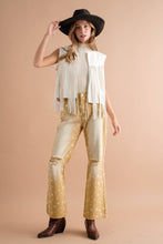 Load image into Gallery viewer, Faux Leather Fringe Braided Yoke Crop Waist Vest