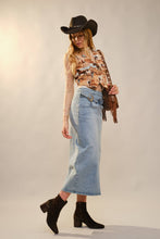 Load image into Gallery viewer, Western Horse Printed Jacquard Vest