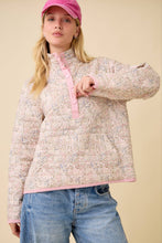 Load image into Gallery viewer, Floral Button Quilted Jacket